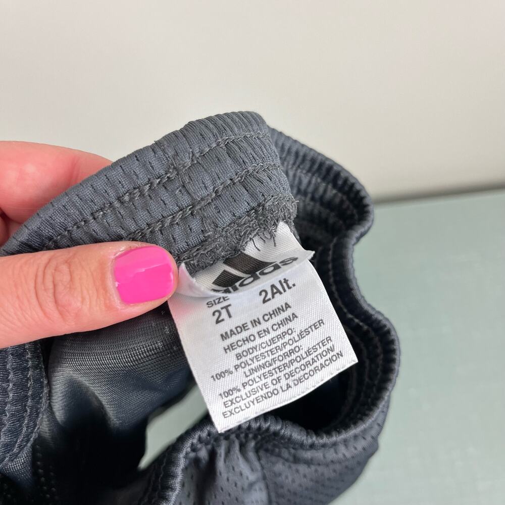 Adidas Gray Athletic Shorts 2T - Picture 5 of 7